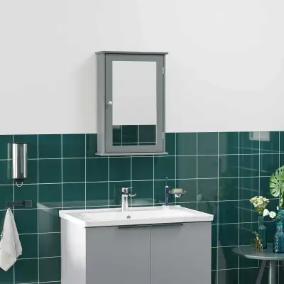 One door Bathroom Mirror Cabinet, Wall Mounted Medicine Cabinet , View more