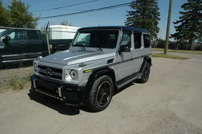 2003 MERCEDES BENZ G-WAGON LONG AMG G55 -G63 Amg Full Conversion -Silver/Black exterior & Black inte...