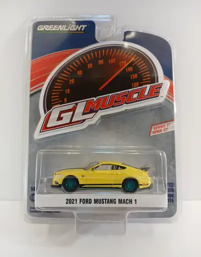 *Chase* 2021 Ford Mustang Mach 1. 2022 Greenlight GL Muscle, View more