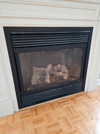 36 in gas fireplace Majestic  with mantel
