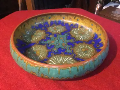 Matt Gouda Mushroom Melvin Pattern Bowl, 1919, View more