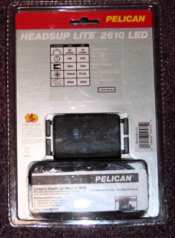 PELICAN HEADSUP LITE 2610 LED HEADLIGHT (New) in Outdoor Lighting in London - Image 2
