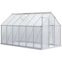 10' x 6' x 6.4' Walk-in Garden Greenhouse Polycarbonate Panels