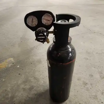 Nitrogen tank with gauge , View more