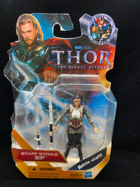Rare Thor The Mighty Avenger Staff Strike SIF Figure 2011 MOC