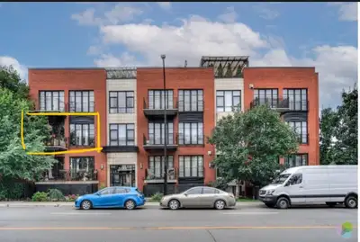 Studio meublé, rénové, insonorisé, stationnement dans Rosemont