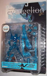 Neon Genesis Evangelion EVA-00 Blue Proto Type Transparent Figur