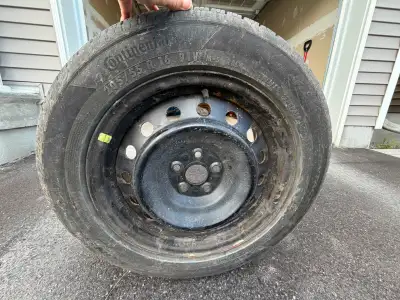 Selling a set of 4 Continental Ultimate Contact all-season tires (205/55R16 91V). These were only us...