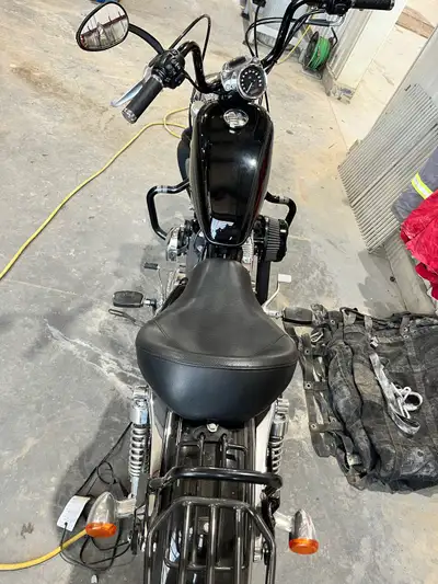 2015 Harley Davidson 1200 Sportster Custom. The bike currently has 17,000 km. Comes with 2 quick rel...
