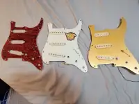 Pickguards Loaded and Unloaded with ToneRider Pickups
