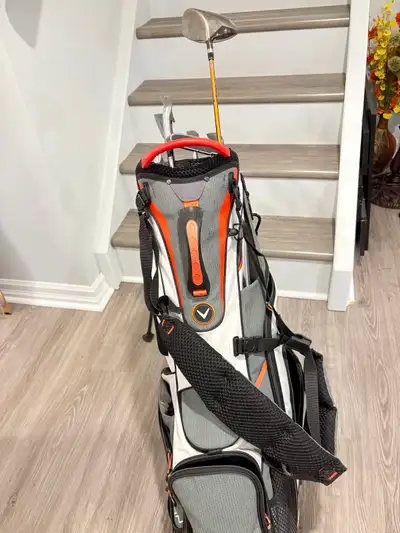 Golf  bag & clubs, View more