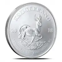 Pièce en argent/silver bullion Krugerrand 2018 1 oz