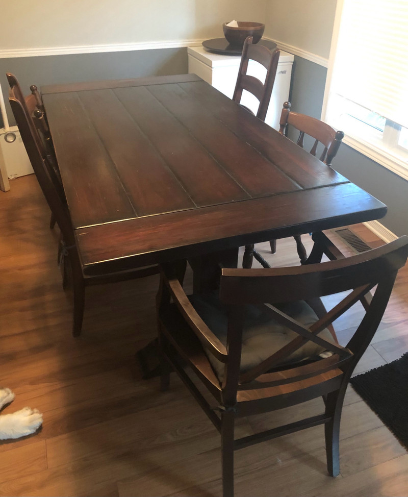 Solid wood Dining Table and 5 Chairs Dining Tables & Sets Kingston
