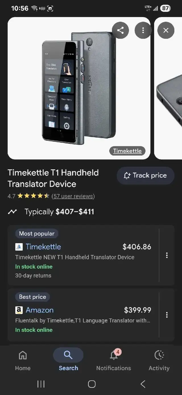 Timekettle T1 Language Translator64208546460289122