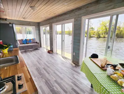 It's complete and ready for delivery today ! It’s a house you can live in year round, even frozen in...