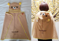 NWOT - Sanrio San-X Rilakkuma Bear Japanese Kid's Cape Cloak