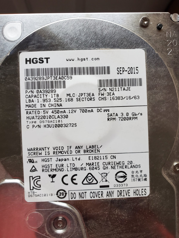 Hard drives in Other in Winnipeg - Image 3