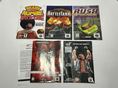 Nintendo 64 Game Manuals, View more