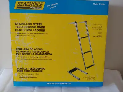 Brand new -three rung ladder. Never used Sold my boat. I have no need for this ladder anymore. Never...