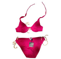 AUTHENTIC BURBERRY hot pink 2 piece bikini top & bottom!