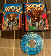 Zoo Tycoon (PC CD Rom 2001) Windows Computer Microsoft Jeu Video