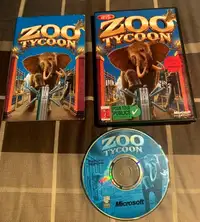 Zoo Tycoon (PC CD Rom 2001) Windows Computer Microsoft Jeu Video
