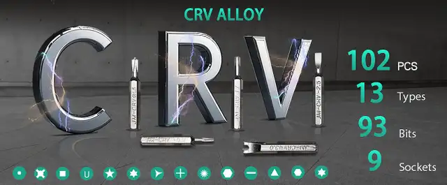 Precision Screwdriver Set ORIA 106 Bits Tools CRV Steel 9 types in Hand Tools in City of Toronto - Image 8