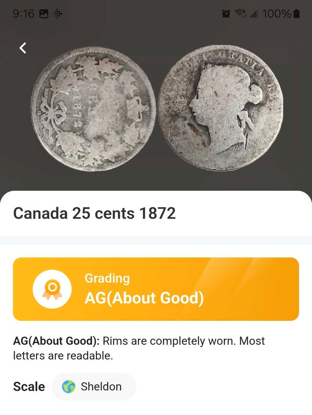 Canadian Silver Coins 1963 1909 1907 1900 1872 1910 1903 1904 in Arts & Collectibles in City of Toronto