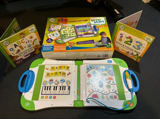 leapstart touch-and-talk interactive learning system in Toys in Ottawa