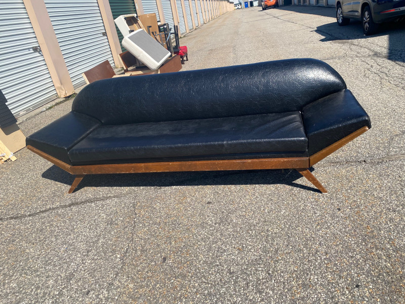 Mid Century Modern Black Sofa Couches & Futons Ottawa Kijiji