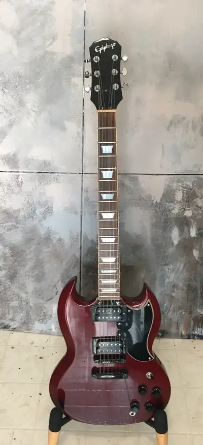 1-Epiphone SG. Plays great modified parts swapped. $300 2-Kaman/Applause GTX-38 vintage 80s PRS styl...