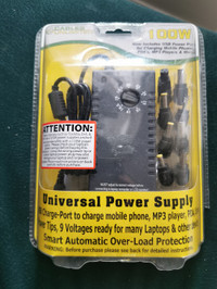 100 Watt Universal Laptop power adaptor New