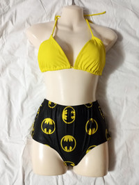 Batman Swim Shorts & Bikini Top (S-M) *Sale!