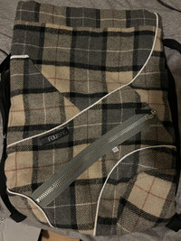 FOUBAG Plaid Drawstring Bag