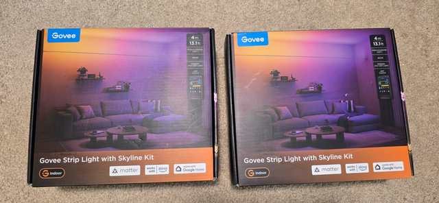 Govee Strip Light with Skyline Kit in Indoor Lighting & Fans in Mississauga / Peel Region - Image 5
