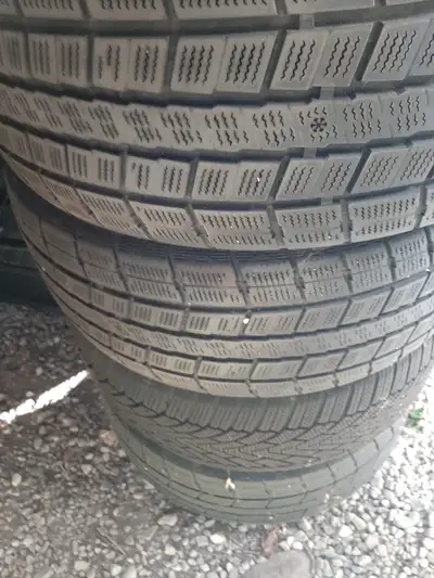 Good for 1 more season or more depending on driving frequency 1/2 the tread left