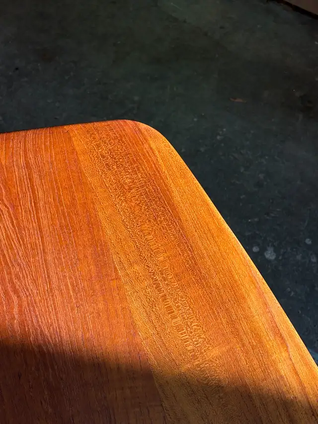 1950s Solid Teak & Cane Coffee  End Table by Peter Hvidt in Other Tables in Victoria - Image 8