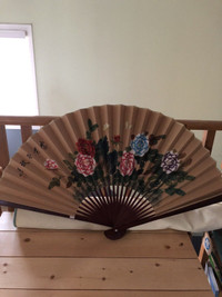 Vintage Oriental Decorative Fans