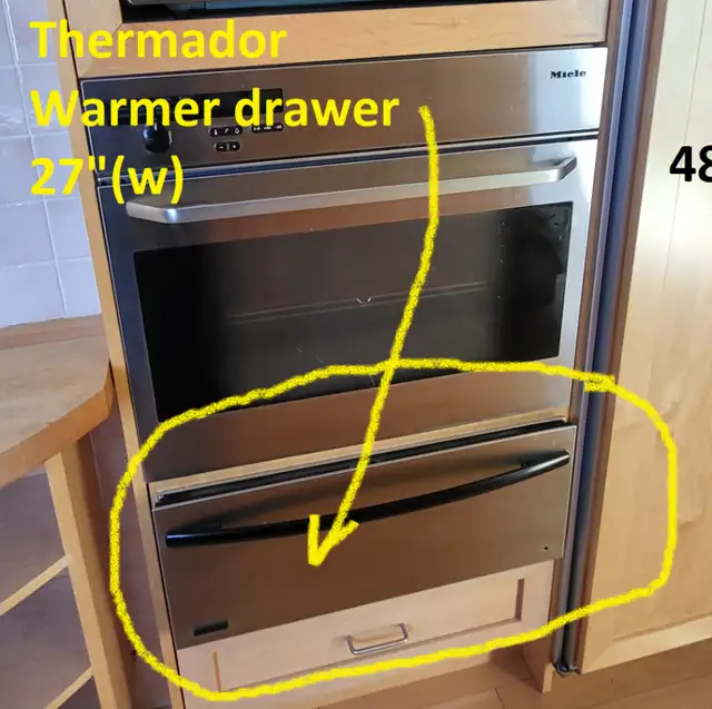 Warmer Drawer - Thermador, SS, 27(w) Inches in Stoves, Ovens & Ranges in Markham / York Region - Image 3