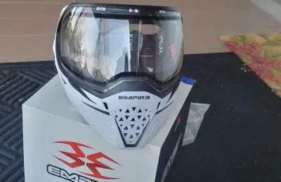 Empire EVS mask retails around $249.99. Used it for one afternoon and didnt even take a headshot tha...