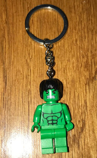 LEGO Marvel Superhero Hulk Keychain MINIFIGURE