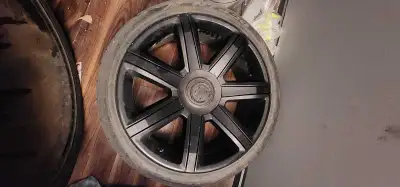 700obo 24 inch cadillac esv platinum replica wheels 24×9.5 rims diameter and width 6x139.7 bolt patt...