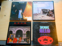 4 Disques Vinyles Rush - Albums 33 Tours