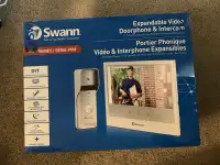 Swann Expandable Intercom & Video Doorphone with 7” LCD Monitor 