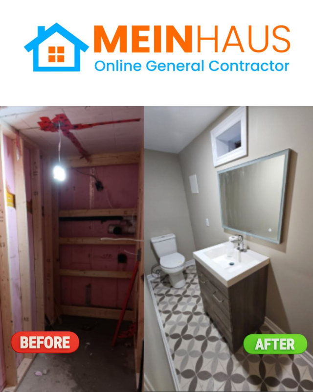 $4995 NEW FULL WASHROOMS/BATHROOMS RENOVATIONS. in Renovations, General Contracting & Handyman in Mississauga / Peel Region - Image 10