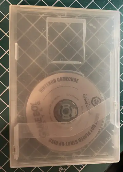 Sadly doesn't come with the hardware/Game Boy Player itself. And the little, useless manual is missi...