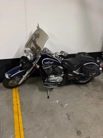 Getting rid of this bike because I just don’t ride as often. The windshield is damaged and it needs...