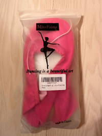 New Sz 37 Hot Pink Miss Fiona Ballet Split Sole Slippers / Shoes