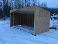Multiple size buildings, shelters in stock portable buildings