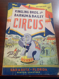 1937 ORIGINAL Ringling Bros & Barnum & Bailey Circus 15 cent